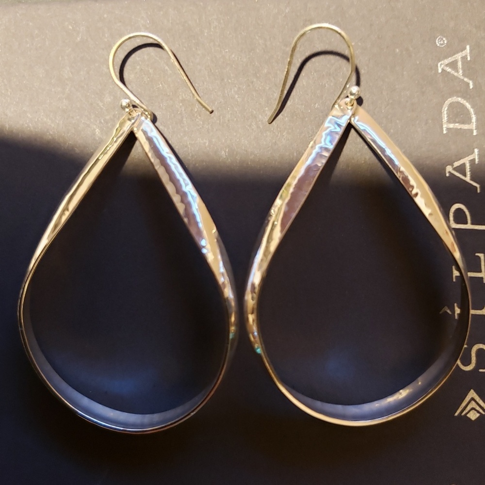 COPY - Silpada Sterling 2 inch drop earrings,  fish hook